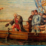 Colón zarpa del Puerto de Palos