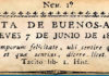 El primer número de la Gaceta de Buenos Aires