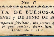 El primer número de la Gaceta de Buenos Aires