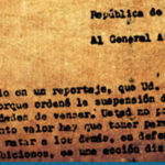 Juan Domingo Perón en carta a Pedro Eugenio Aramburu